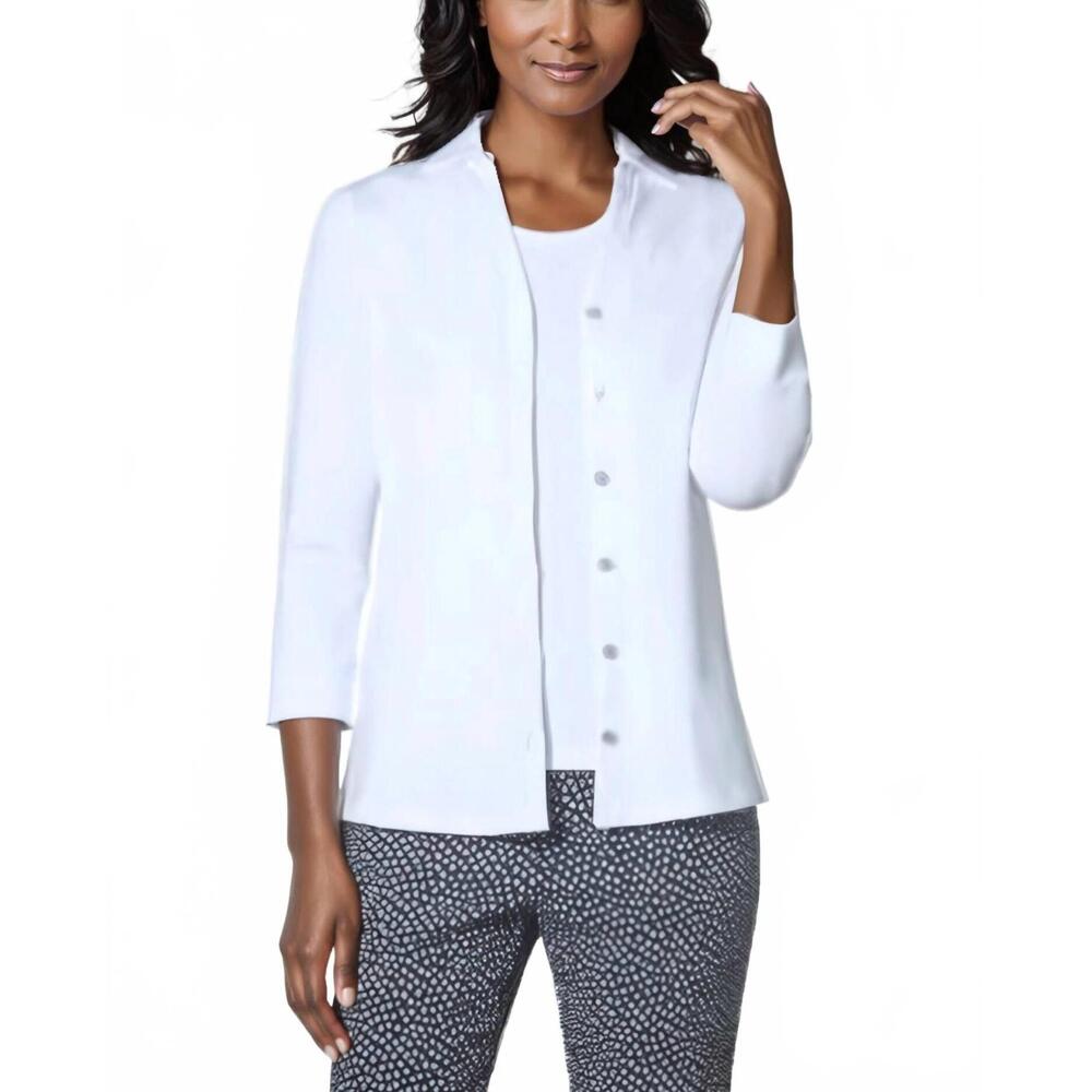 NEW E.L.I. the hilton shirt in white